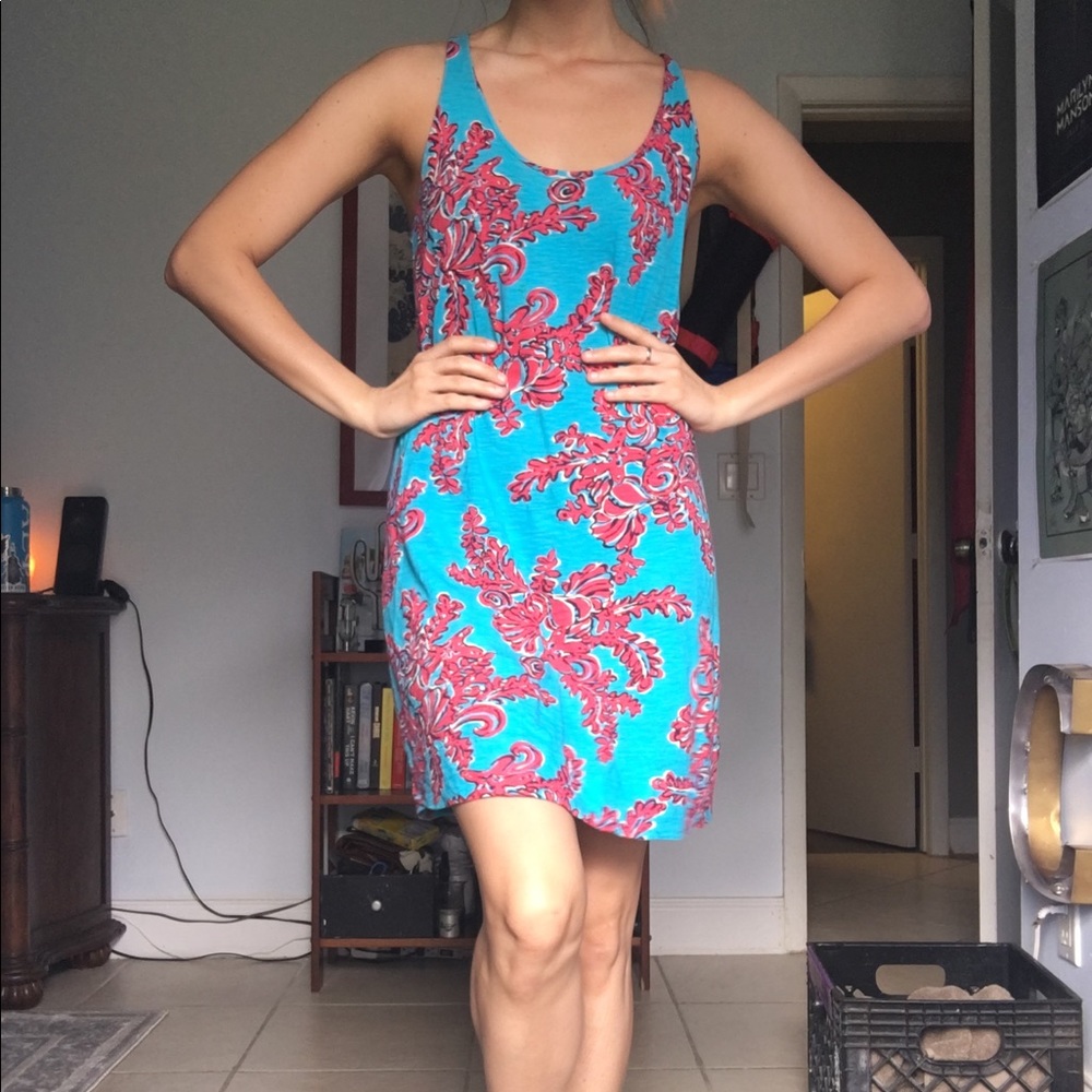 easy 100% cotton lilly pulitzer dress/coverup